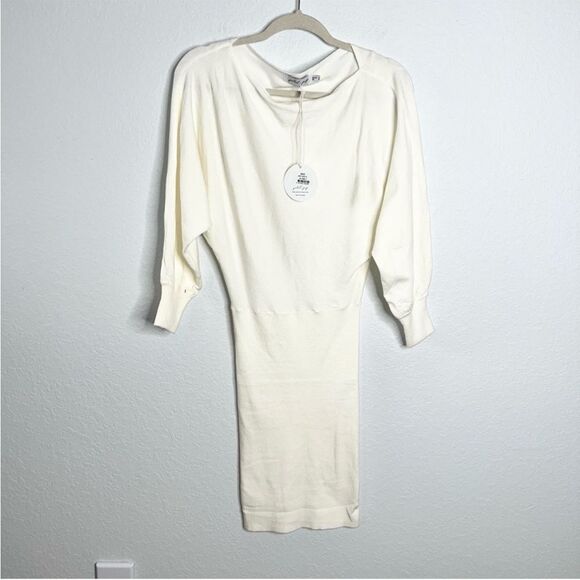 NWT PETAL & PUP OLEA WHITE OFF THE SHOULDER DRESS WOMENS SIZE 4 - Picture 8 of 8